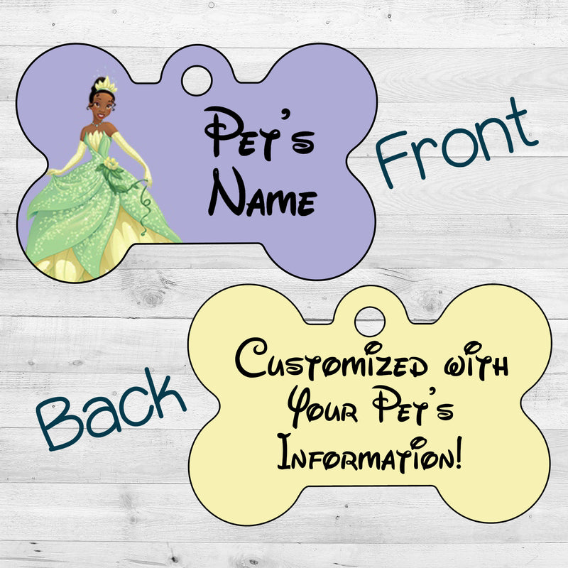 Princess & the Frog | Tiana | Dog Tag 2-Sided
