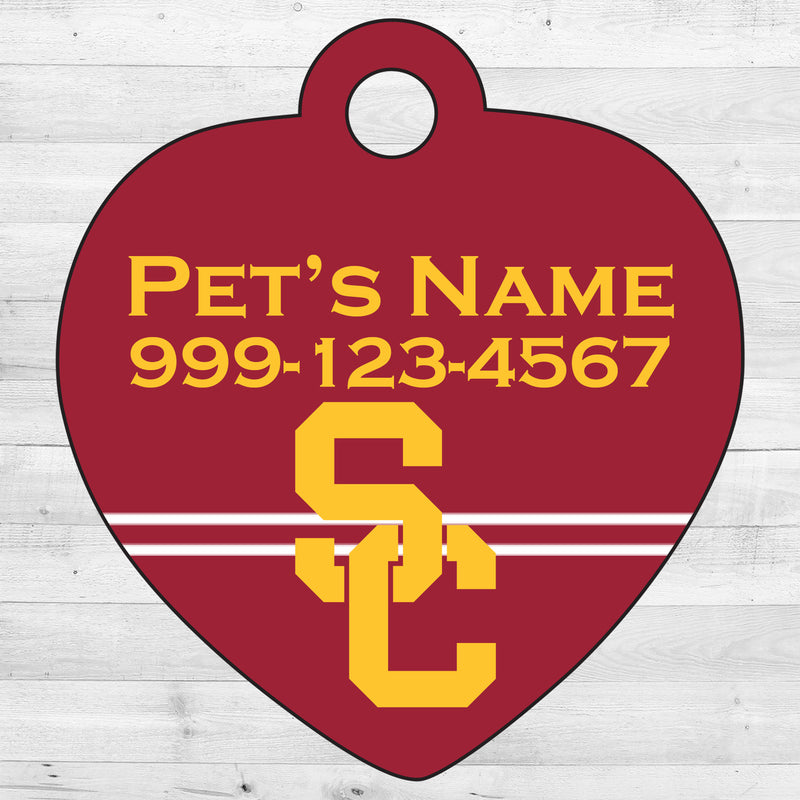 USC Trojans | NCAA Officially Licensed | Pet Tag 1-Sided