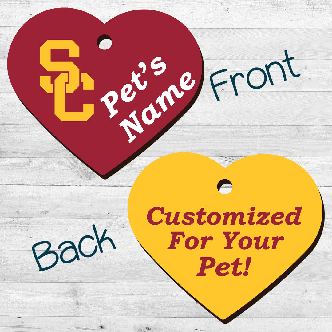 USC Trojans | NCAA Officially Licensed | Pet Tag 2-Sided