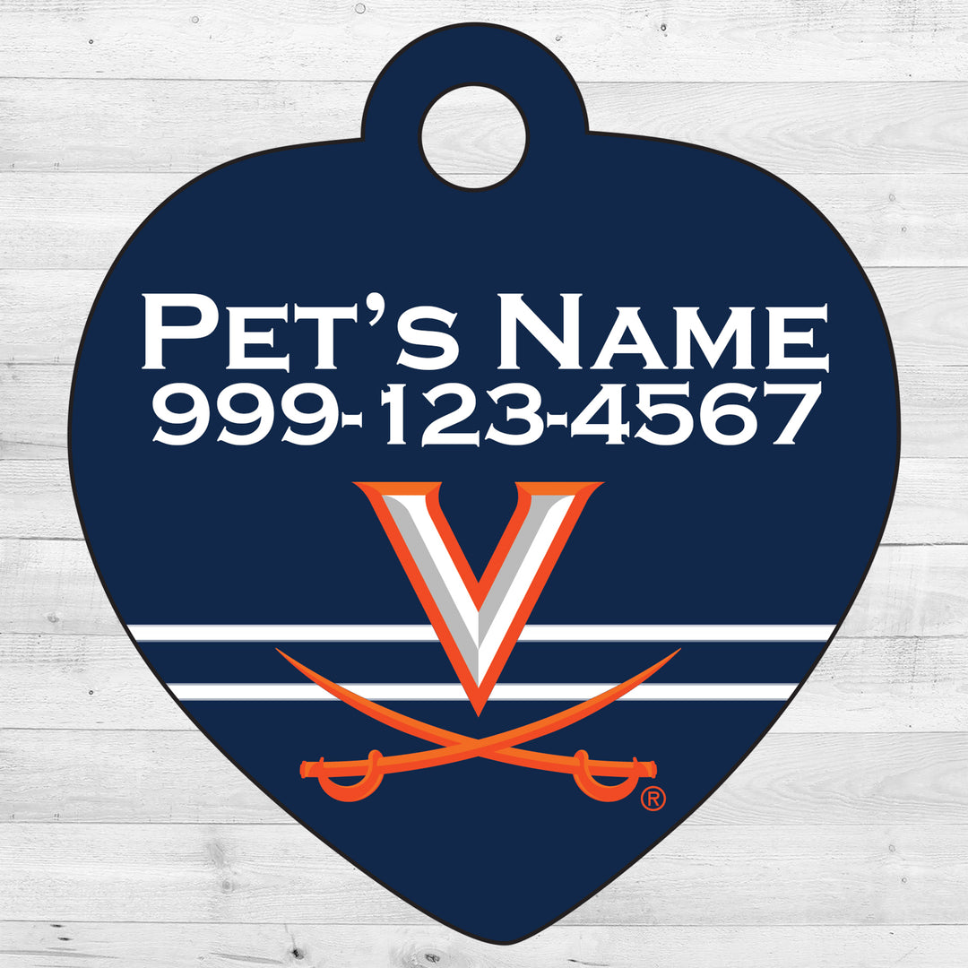 Virginia Cavaliers | NCAA Officially Licensed | Pet Tag 1-Sided