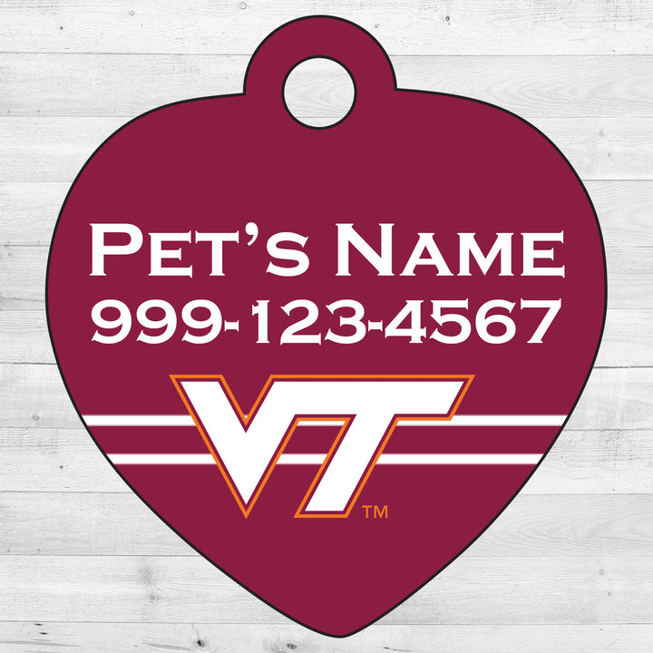 Virginia Tech Hokies | NCAA Officially Licensed | Pet Tag 1-Sided
