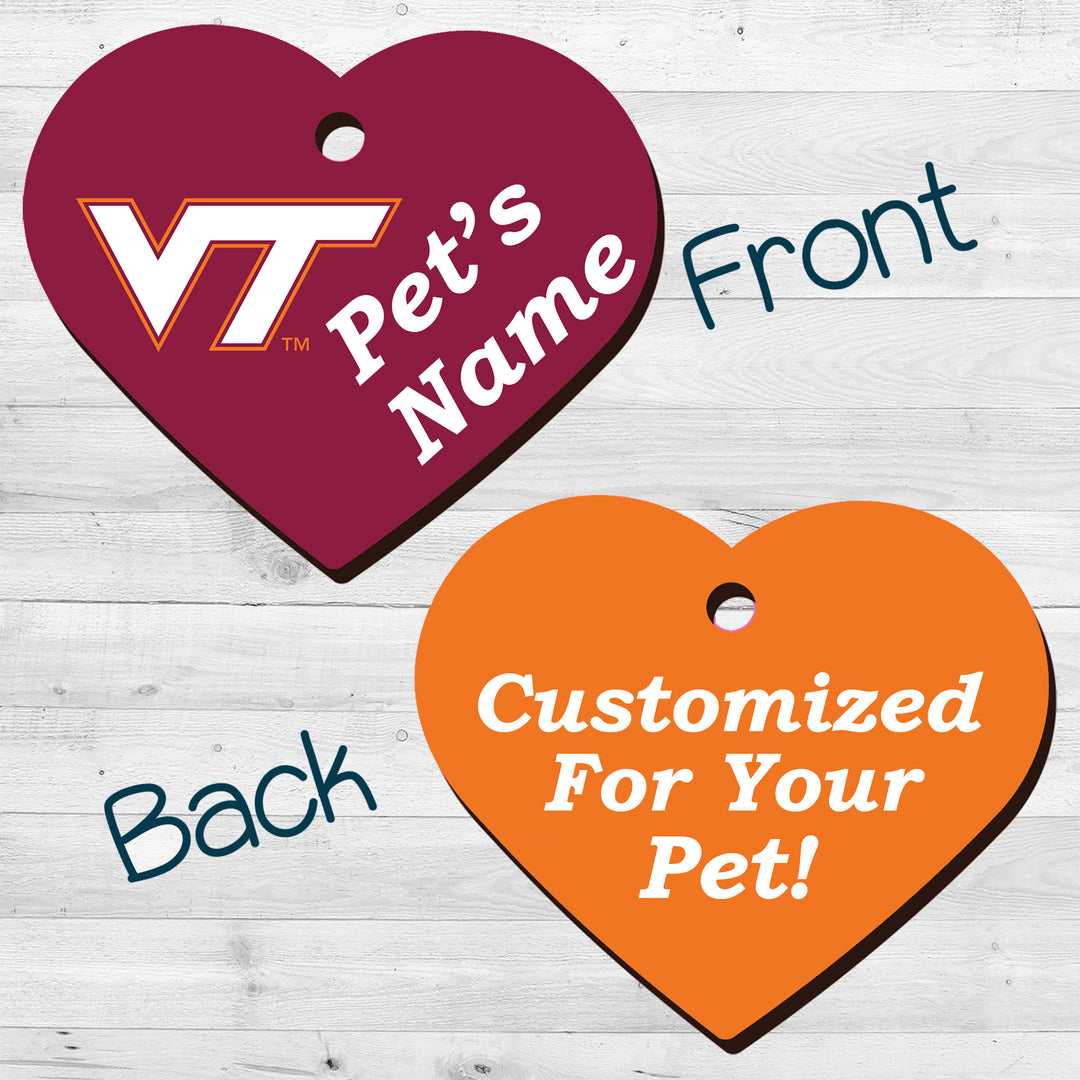 Virginia Tech Hokies | NCAA Officially Licensed | Pet Tag 2-Sided