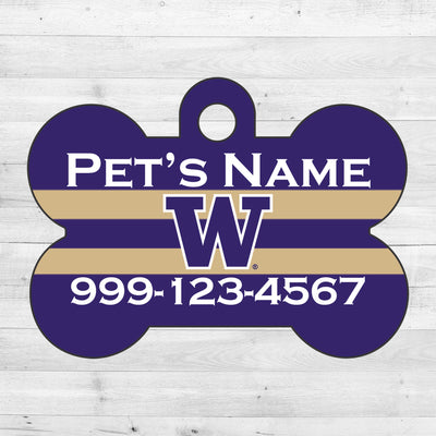 Washington Huskies | NCAA Officially Licensed | Dog Tag 1-Sided