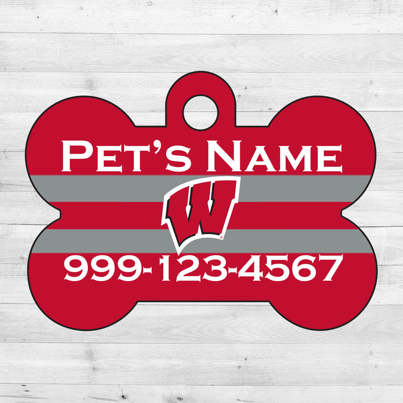 Wisconsin Badgers | NCAA Officially Licensed | Dog Tag 1-Sided
