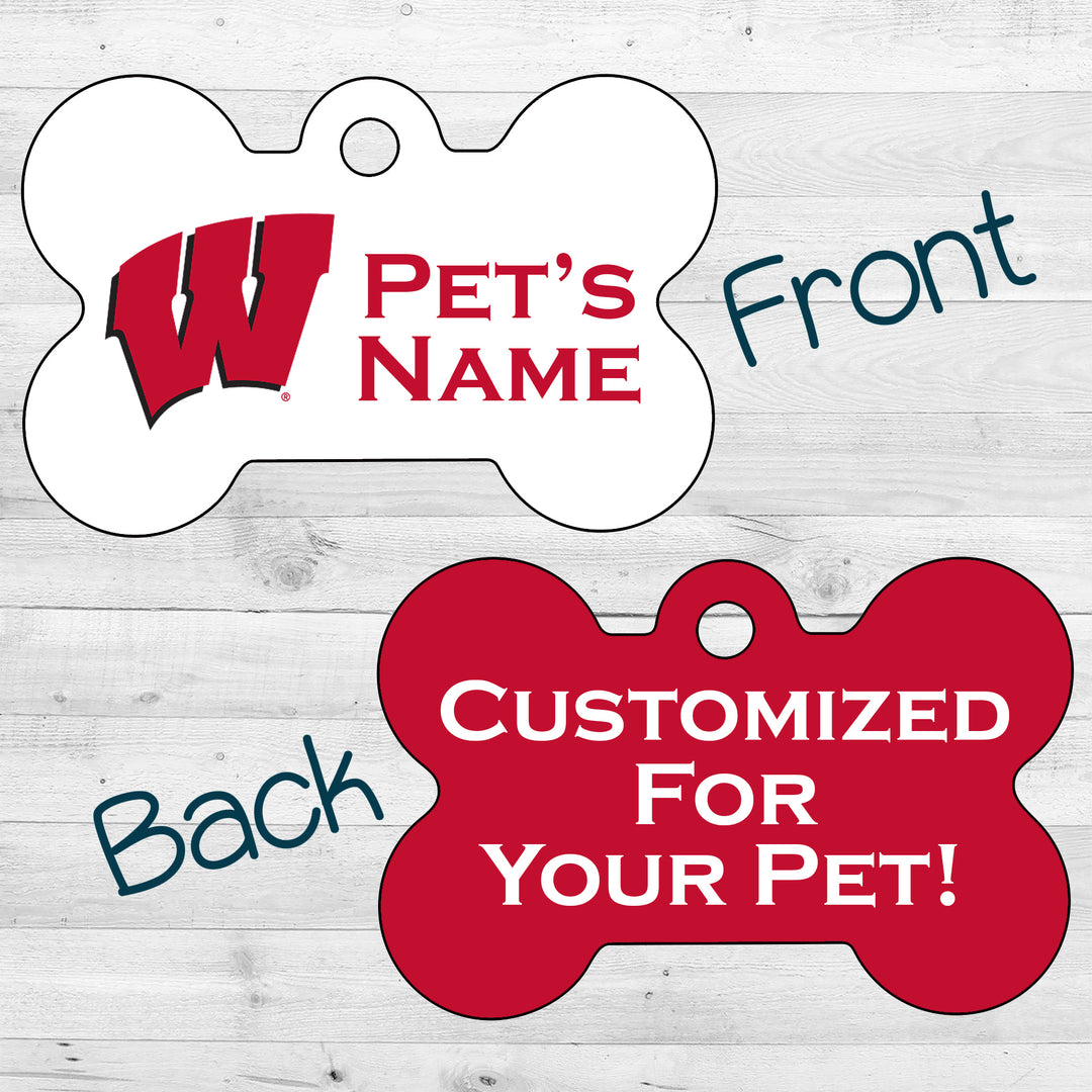 Wisconsin Badgers | NCAA Officially Licensed | Dog Tag 2-Sided