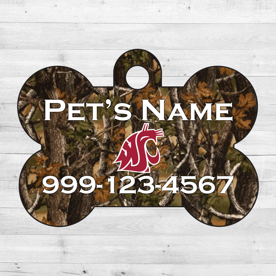Washington State Cougars | NCAA Officially Licensed | Dog Tag 1-Sided