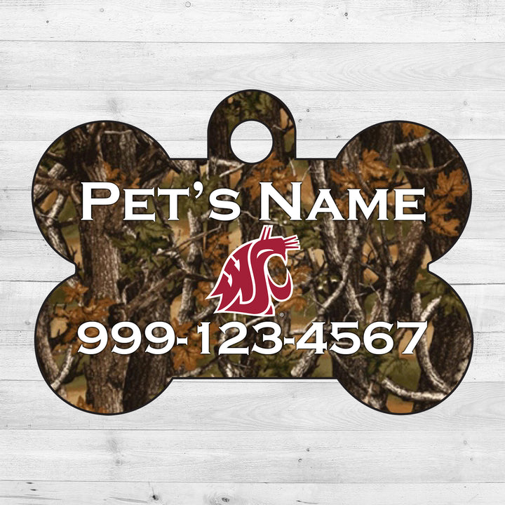 Washington State Cougars | NCAA Officially Licensed | Dog Tag 1-Sided