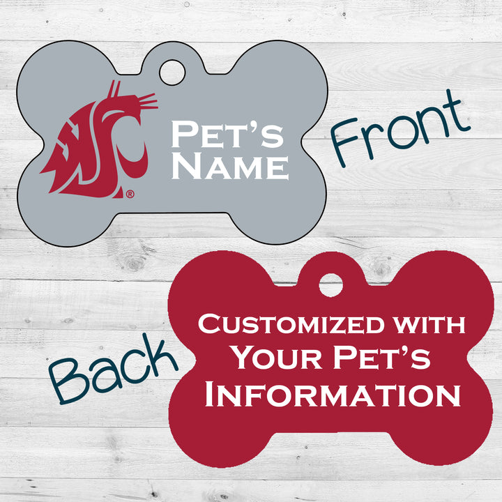 Washington State Cougars | NCAA Officially Licensed | Dog Tag 2-Sided
