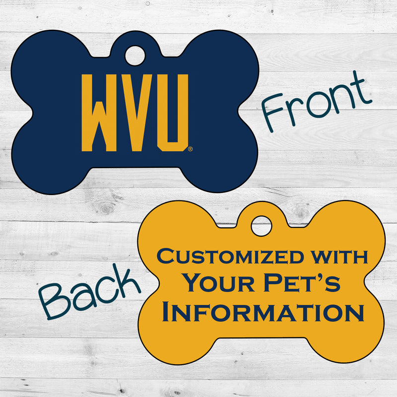 West Virginia Mountaineers | NCAA Officially Licensed | Dog Tag 2-Sided