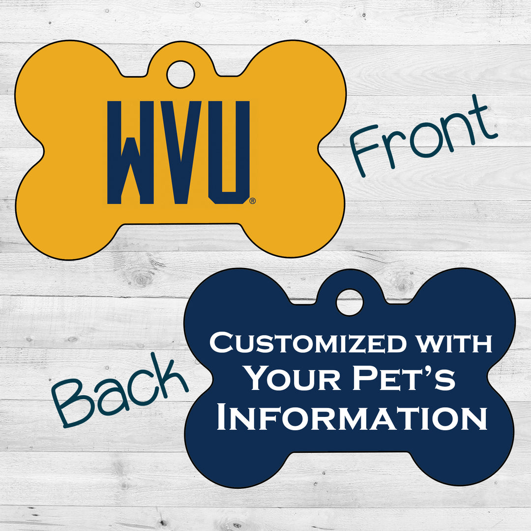 West Virginia Mountaineers | NCAA Officially Licensed | Dog Tag 2-Sided