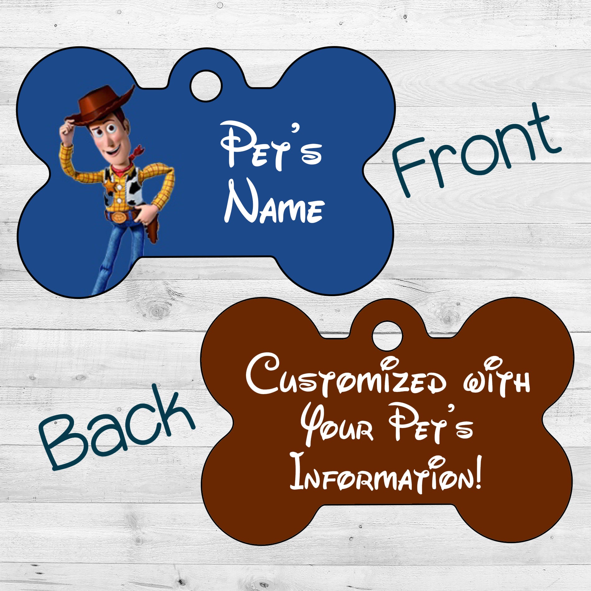 Toy story 2024 name tags