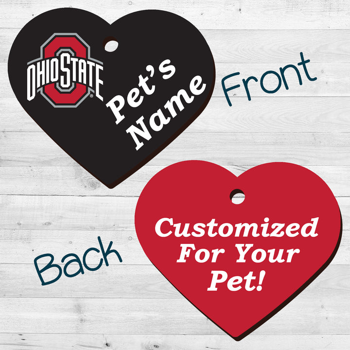 Ohio State Buckeyes | NCAA Officially Licensed | Pet Tag 2-Sided