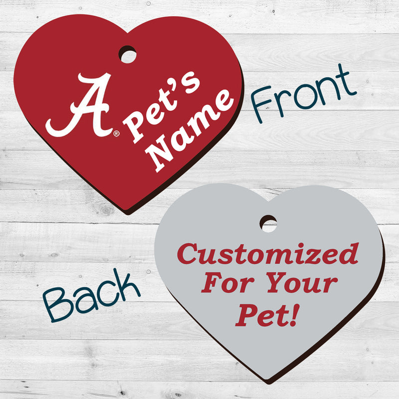 Alabama Crimson Tide | NCAA Officially Licensed | Pet Tag 2-Sided