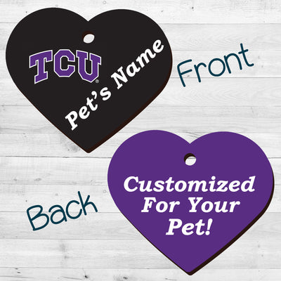 TCU Horned Frogs | NCAA Officially Licensed | Pet Tag 2-Sided