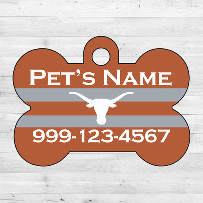 Texas Longhorns | NCAA Officially Licensed | Dog Tag 1-Sided