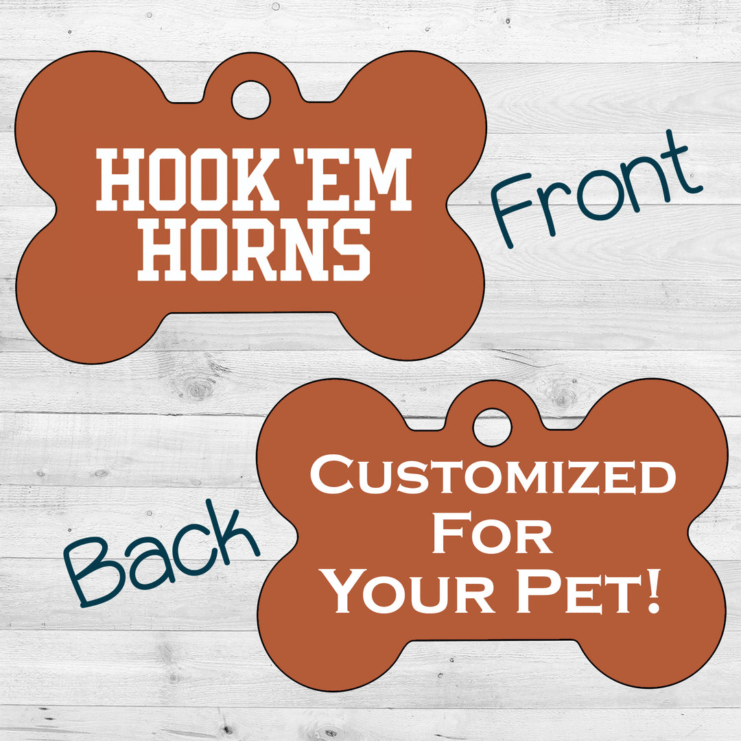 Texas Longhorns | NCAA Officially Licensed | Dog Tag 2-Sided